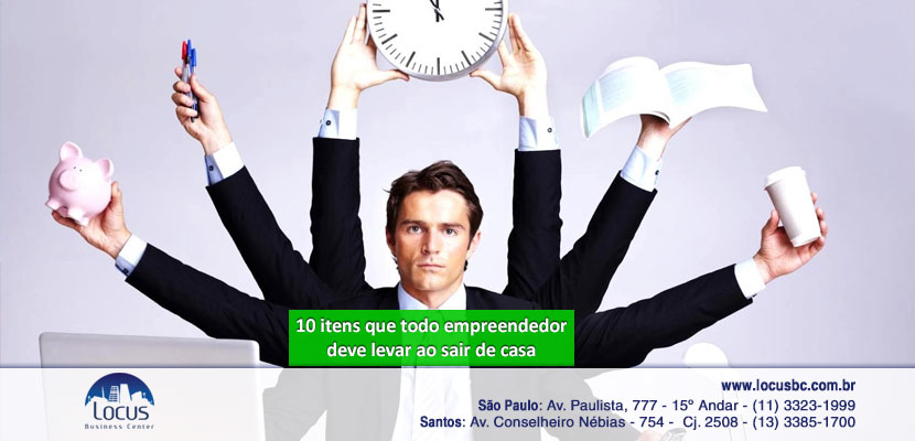 10 itens que todo empreendedor deve levar ao sair de casa