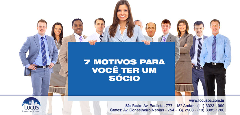 7 motivos para você ter um sócio