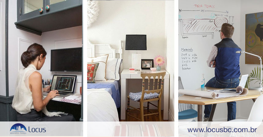 Como montar seu home office com pouco espaço