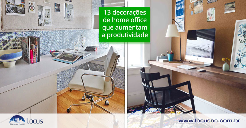 Truques de decoração do home office que aumentam a produtividade